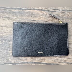 Fossil Black Textured Wallet